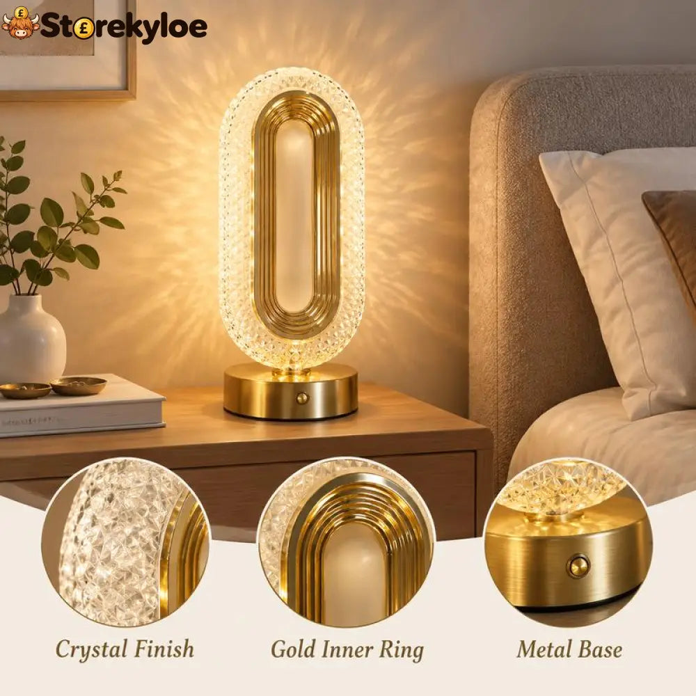 🎅christmas Sale 49% Off!!🎄50k+ Sold! 🎁✨rechargeable Luxury Crystal Led Night Light Lamp - BUY 1