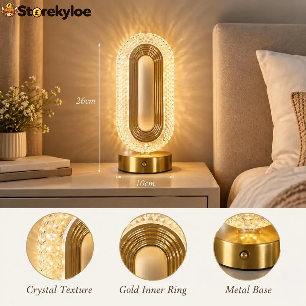 🎅christmas Sale 49% Off!!🎄50k+ Sold! 🎁✨rechargeable Luxury Crystal Led Night Light Lamp - BUY 1