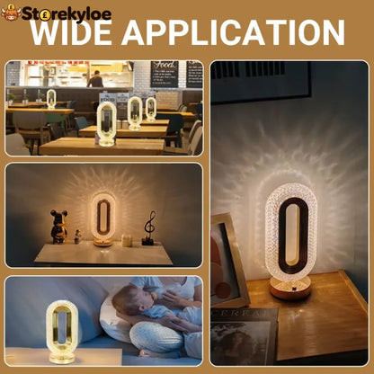 🎅christmas Sale 49% Off!!🎄50k+ Sold! 🎁✨rechargeable Luxury Crystal Led Night Light Lamp - BUY 1