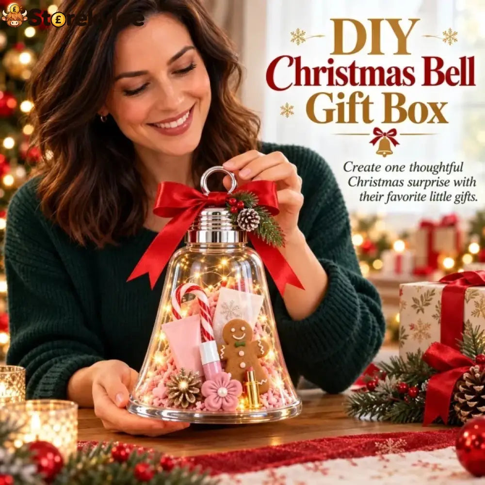 🎁🎄Christmas Sale 49% OFF 🎁DIY Christmas Bell Gift Box