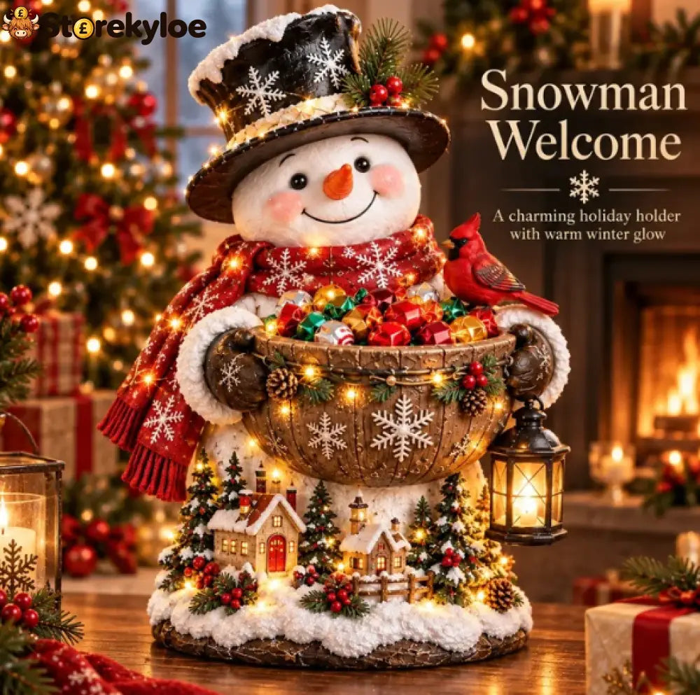 🎄 Christmas Sale – 49% Off ✨ Lighted Christmas Candy Bowl Collection – 5 Festive Holiday Designs - Variant 5