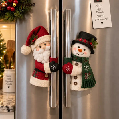Christmas Santa & Snowman Handle Huggers – Set Of 2 - Santa