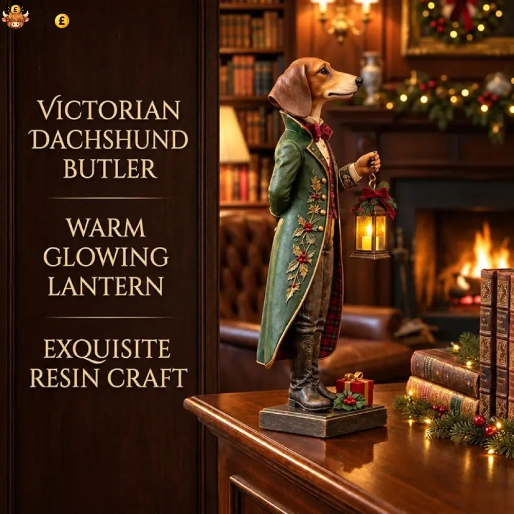 Christmas Sausage Dog Lantern Ornament - Christmas dachshund dog lantern ornaments