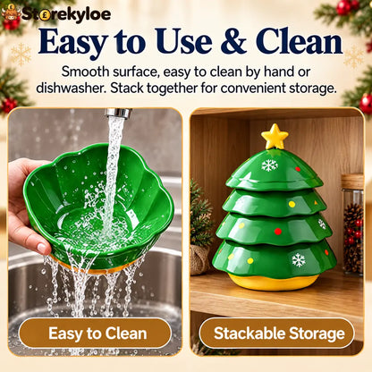 🔥🔥🔥Christmas Tree Mahjong Dice Dish – Festive Multi-Use Tabletop Organizer
