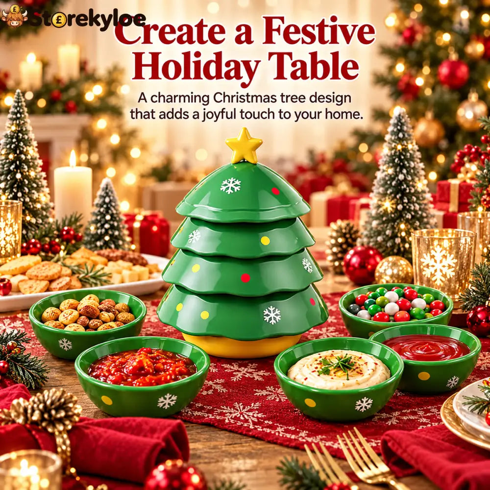 🔥🔥🔥Christmas Tree Mahjong Dice Dish – Festive Multi-Use Tabletop Organizer
