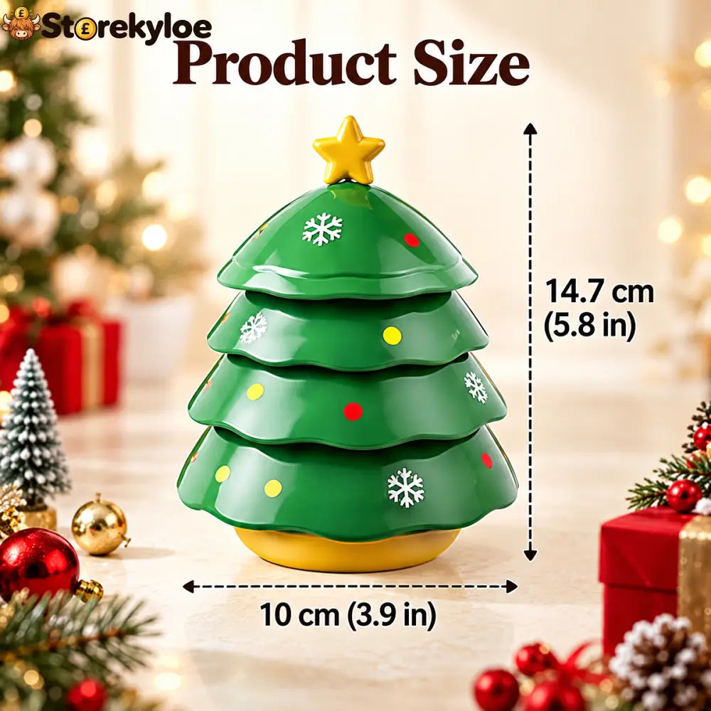 🔥🔥🔥Christmas Tree Mahjong Dice Dish – Festive Multi-Use Tabletop Organizer