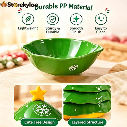 🔥🔥🔥Christmas Tree Mahjong Dice Dish – Festive Multi-Use Tabletop Organizer