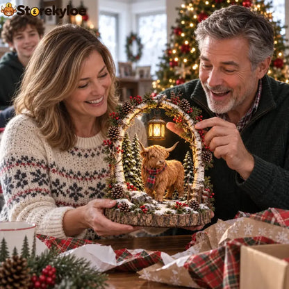 🐂🎄christmas Woodland Glow™ – Lighted Winter Lantern Collection