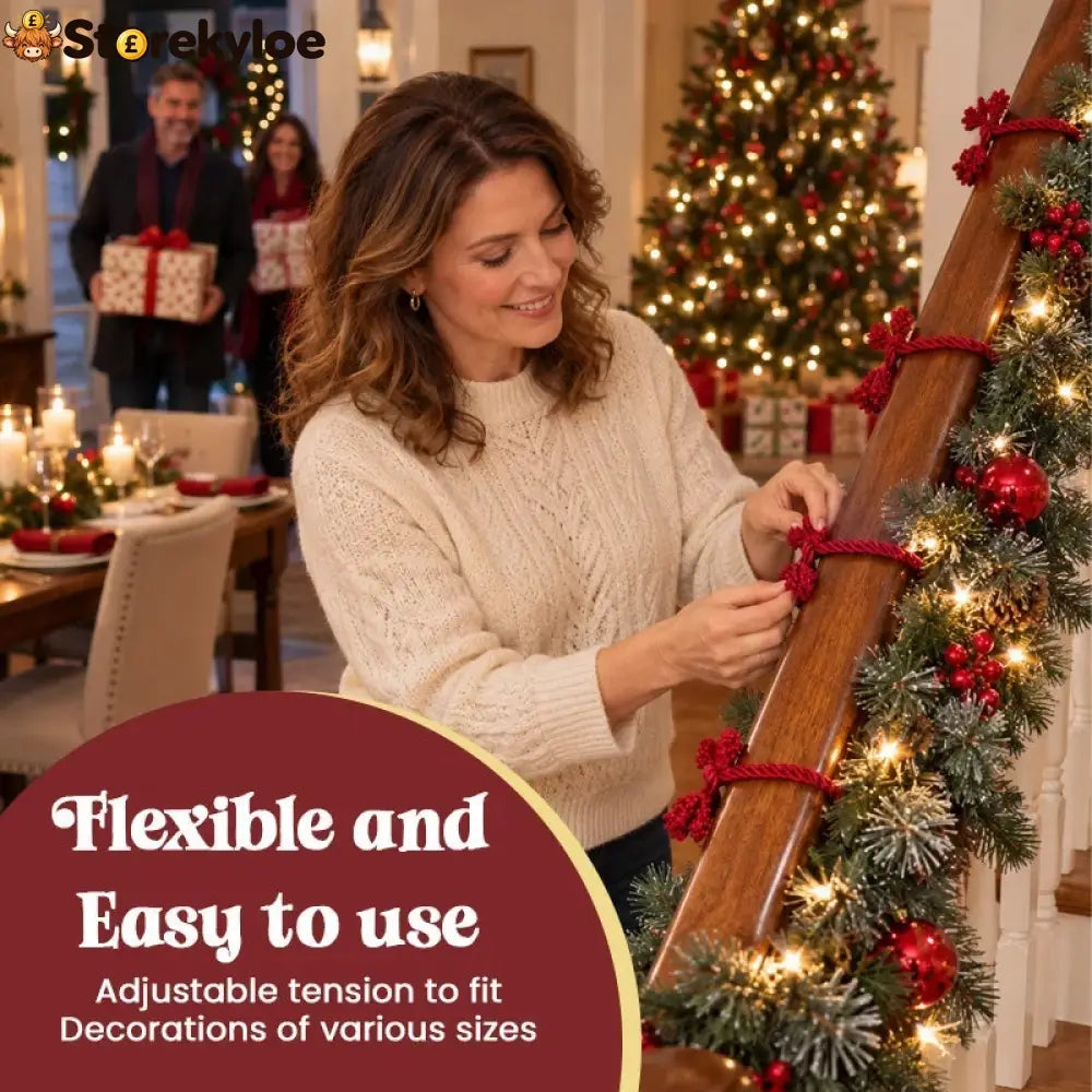 Christmas Wreath Fastening Ties