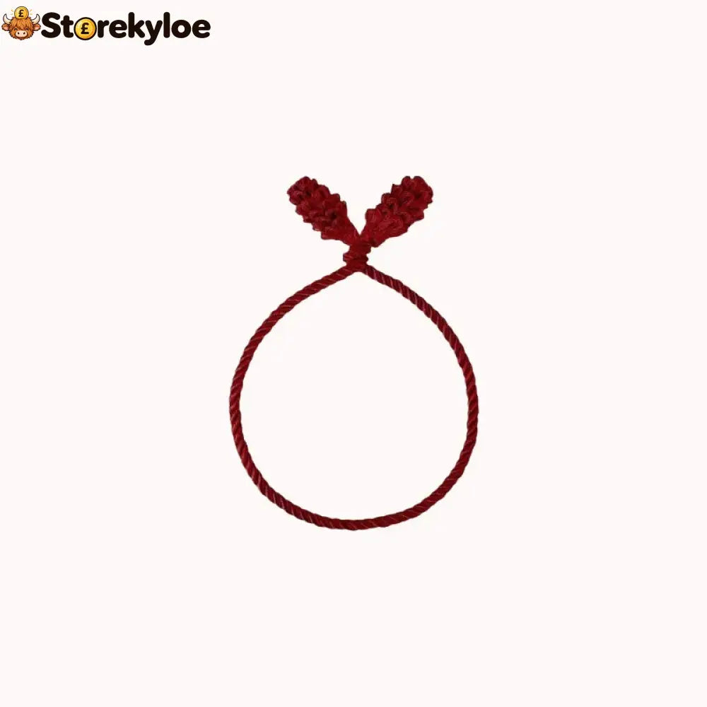Christmas Wreath Fastening Ties - Wine Red / 5 PCS