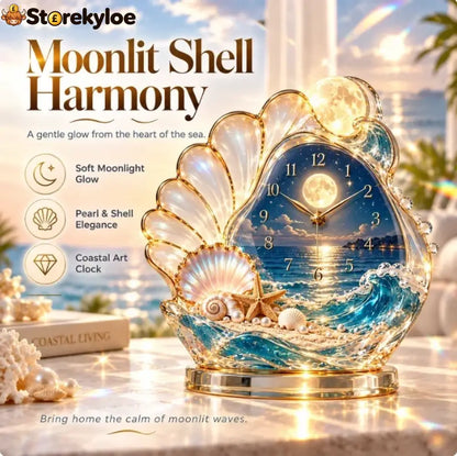 🌊 Coastal Glow Crystal Clock Collection, Bring the Beauty of the Sea Home ✨ - Variant 2