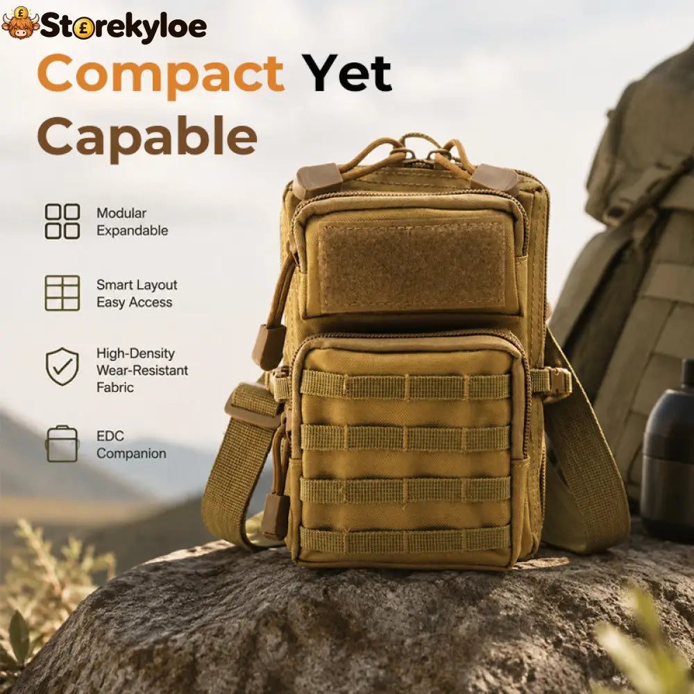 Compact EDC Sling Bag | Tactical Utility Pouch For Everyday Carry - Beauty& Health