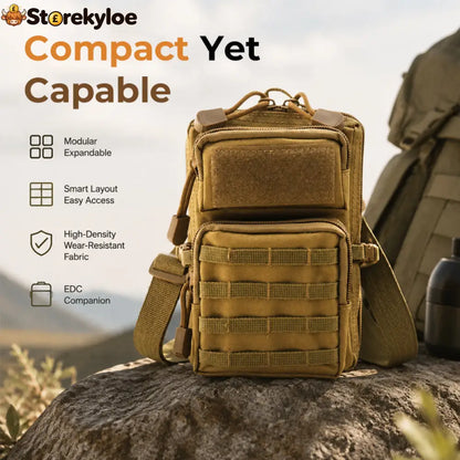 Compact EDC Sling Bag | Tactical Utility Pouch For Everyday Carry - Beauty& Health