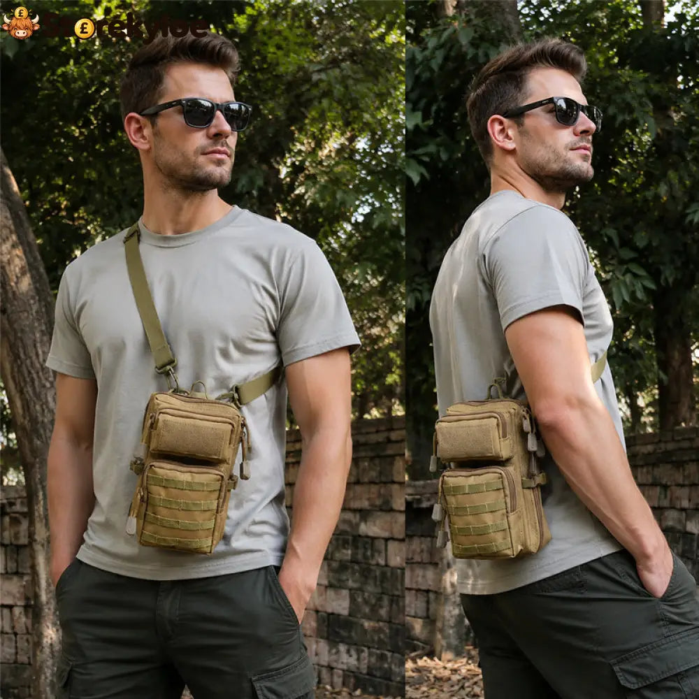 Compact EDC Sling Bag | Tactical Utility Pouch For Everyday Carry - Beauty& Health
