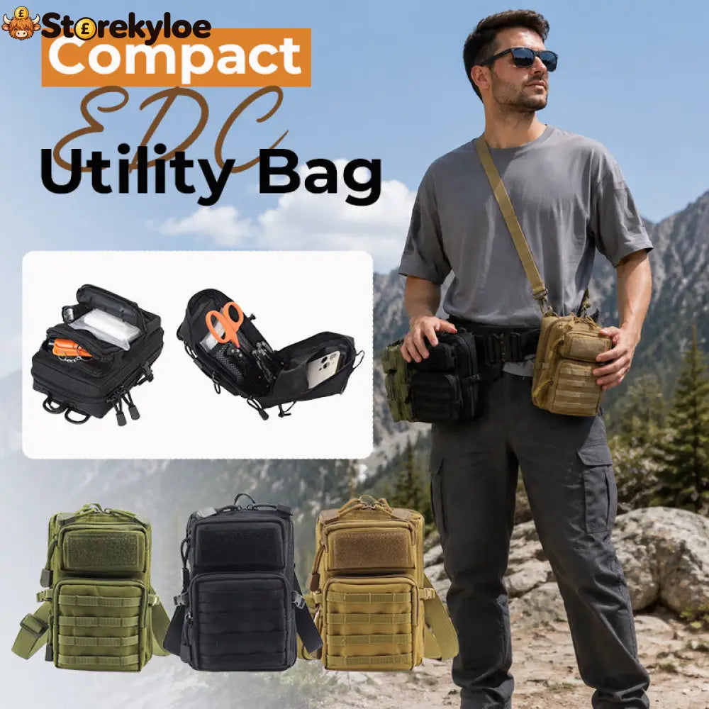 Compact EDC Sling Bag | Tactical Utility Pouch For Everyday Carry - Beauty& Health