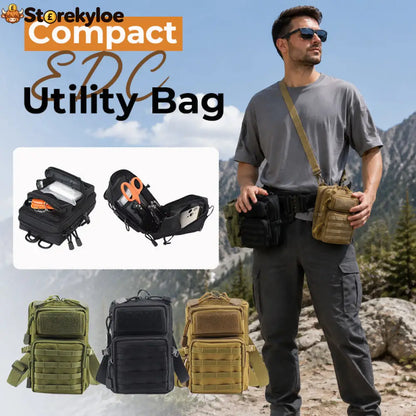 Compact EDC Sling Bag | Tactical Utility Pouch For Everyday Carry - Beauty& Health