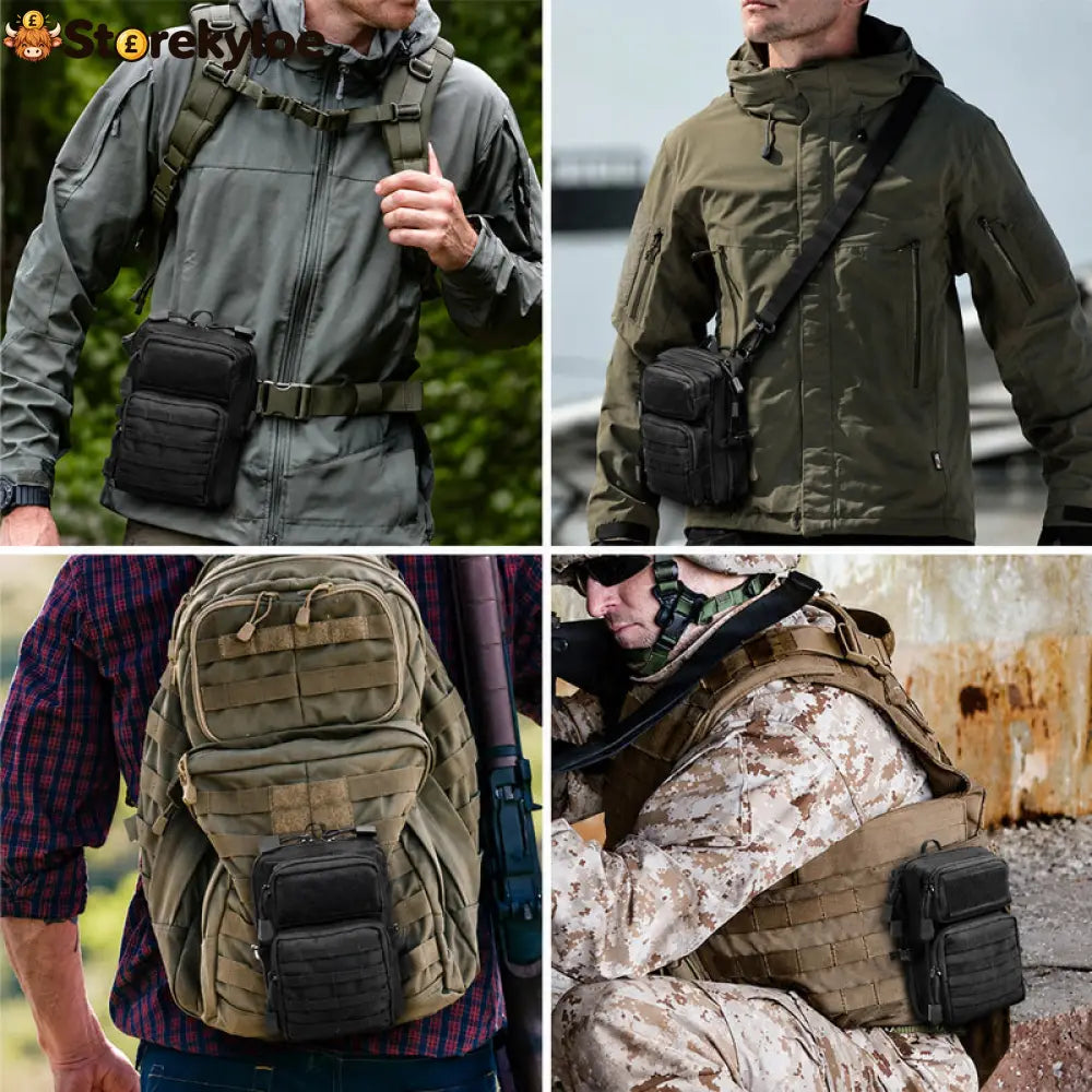 Compact EDC Sling Bag | Tactical Utility Pouch For Everyday Carry - Beauty& Health