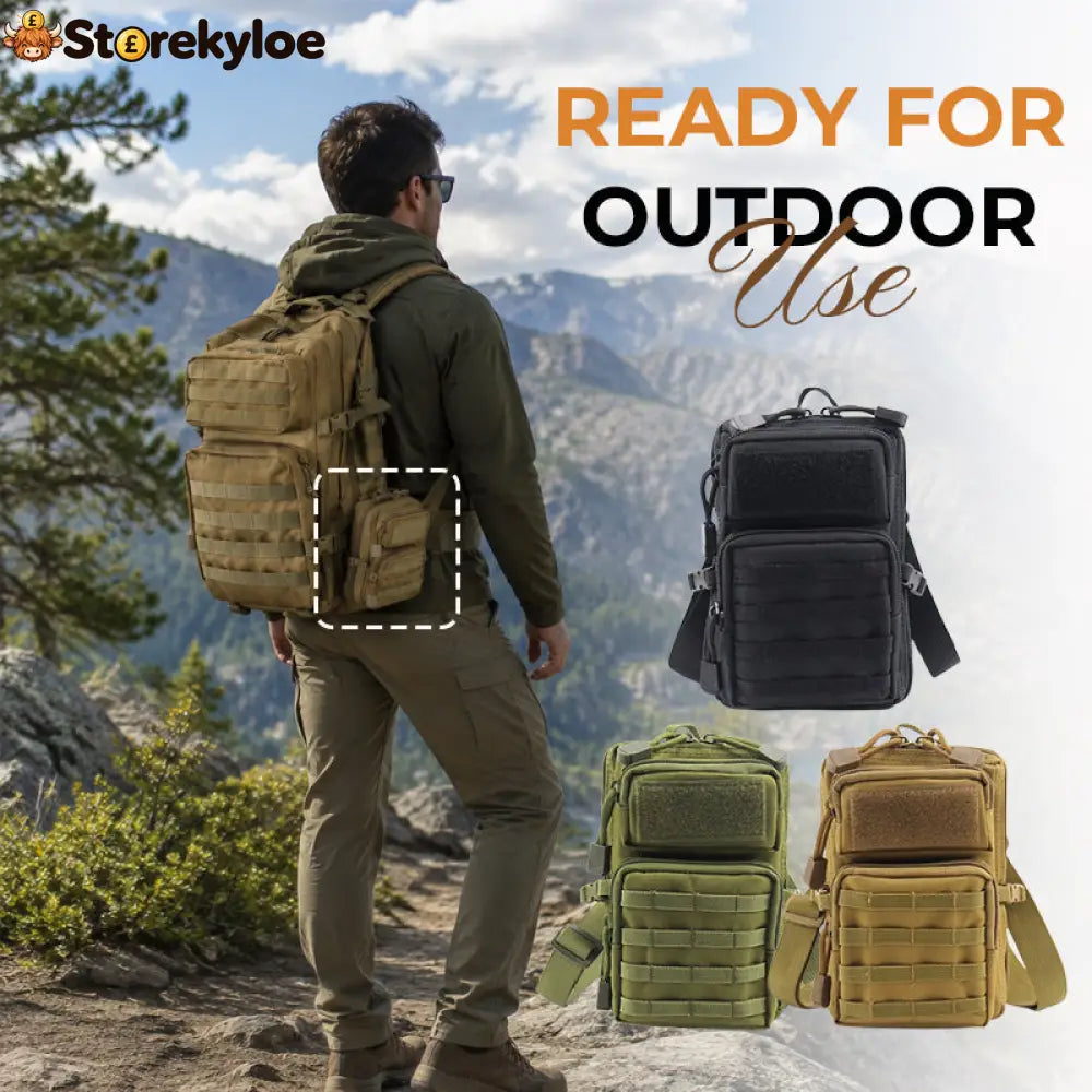 Compact EDC Sling Bag | Tactical Utility Pouch For Everyday Carry - Beauty& Health