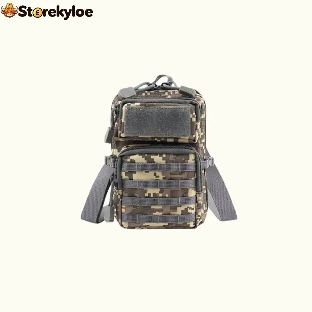 Compact EDC Sling Bag | Tactical Utility Pouch For Everyday Carry - Digital Camo - Beauty& Health