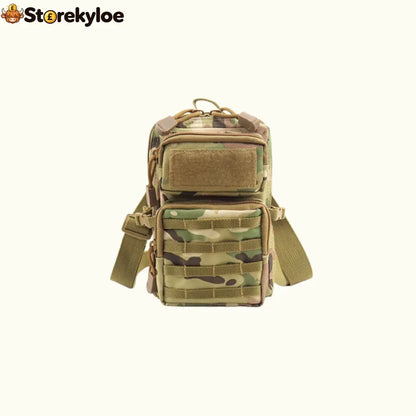 Compact EDC Sling Bag | Tactical Utility Pouch For Everyday Carry - Woodland Camo - Beauty& Health