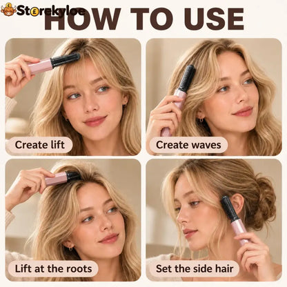 ✨ Compact Wireless Hot Comb – Handy Bang Styling Companion!