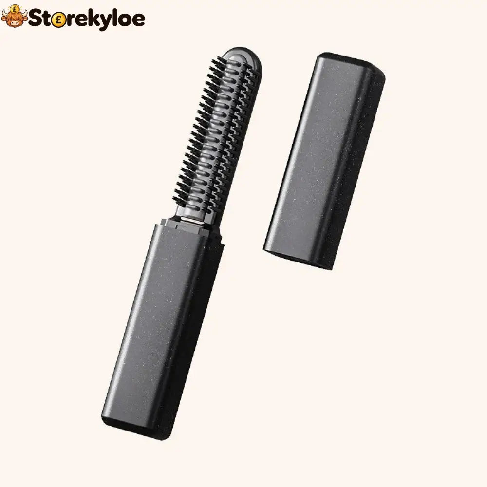 ✨ Compact Wireless Hot Comb – Handy Bang Styling Companion! - Star-black