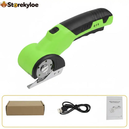 Cordless Electric Scissors 3.7V – Rechargeable Heavy Duty Cutter with Safety Lock