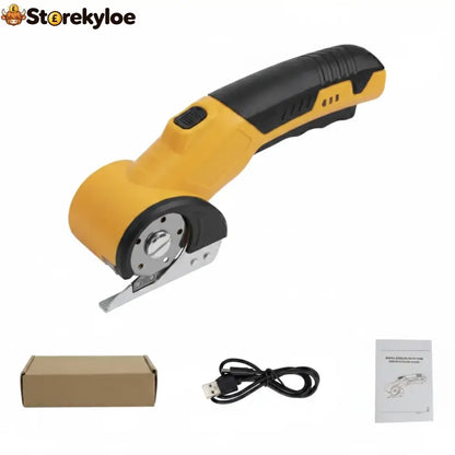 Cordless Electric Scissors 3.7V – Rechargeable Heavy Duty Cutter with Safety Lock