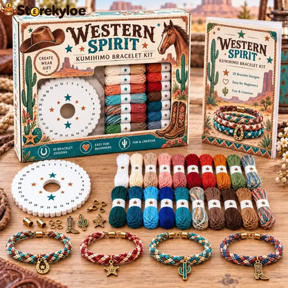 🌸Cottage Garden Kumihimo Bracelet Making Kit – DIY Braided Friendship Bracelets & Creative Gift Set ✨Beginners