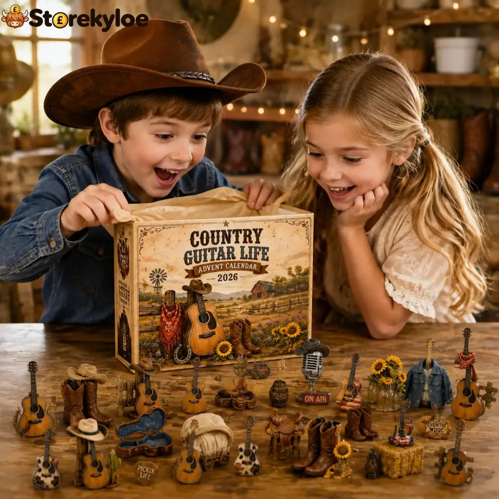 Country Guitar Life Advent Calendar 2026 - 24-Day Festive Countdown