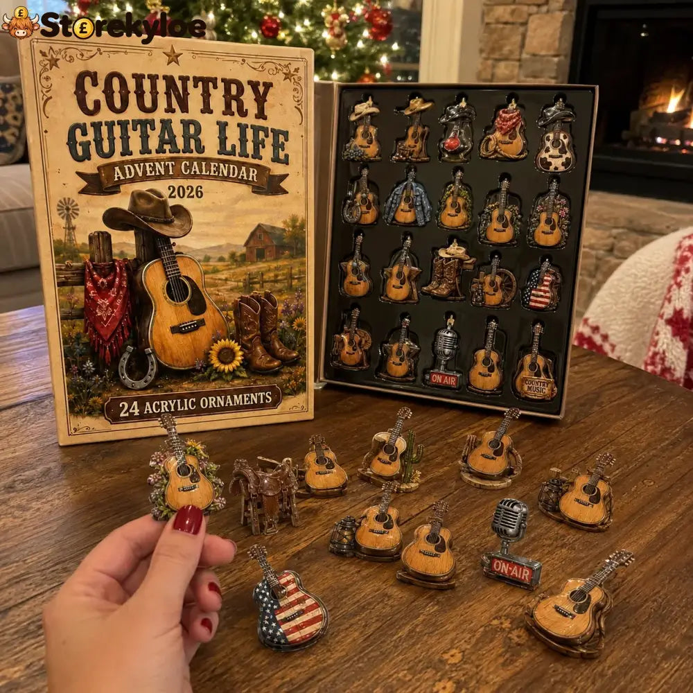 Country Guitar Life Advent Calendar 2026 - 24-Day Festive Countdown