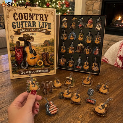 Country Guitar Life Advent Calendar 2026 - 24-Day Festive Countdown