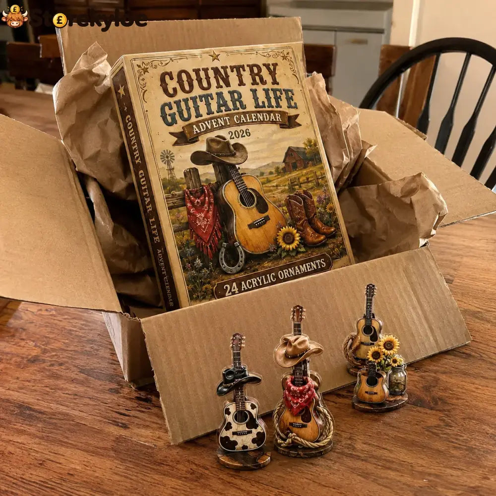 Country Guitar Life Advent Calendar 2026 - 24-Day Festive Countdown