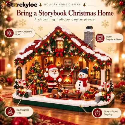 🎄 Cozy Christmas Cottage Building Set – Build Together Create Memories & Display with Pride