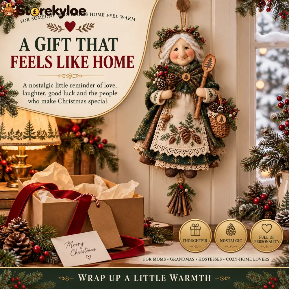 Cozy Country Christmas Doll Decorations