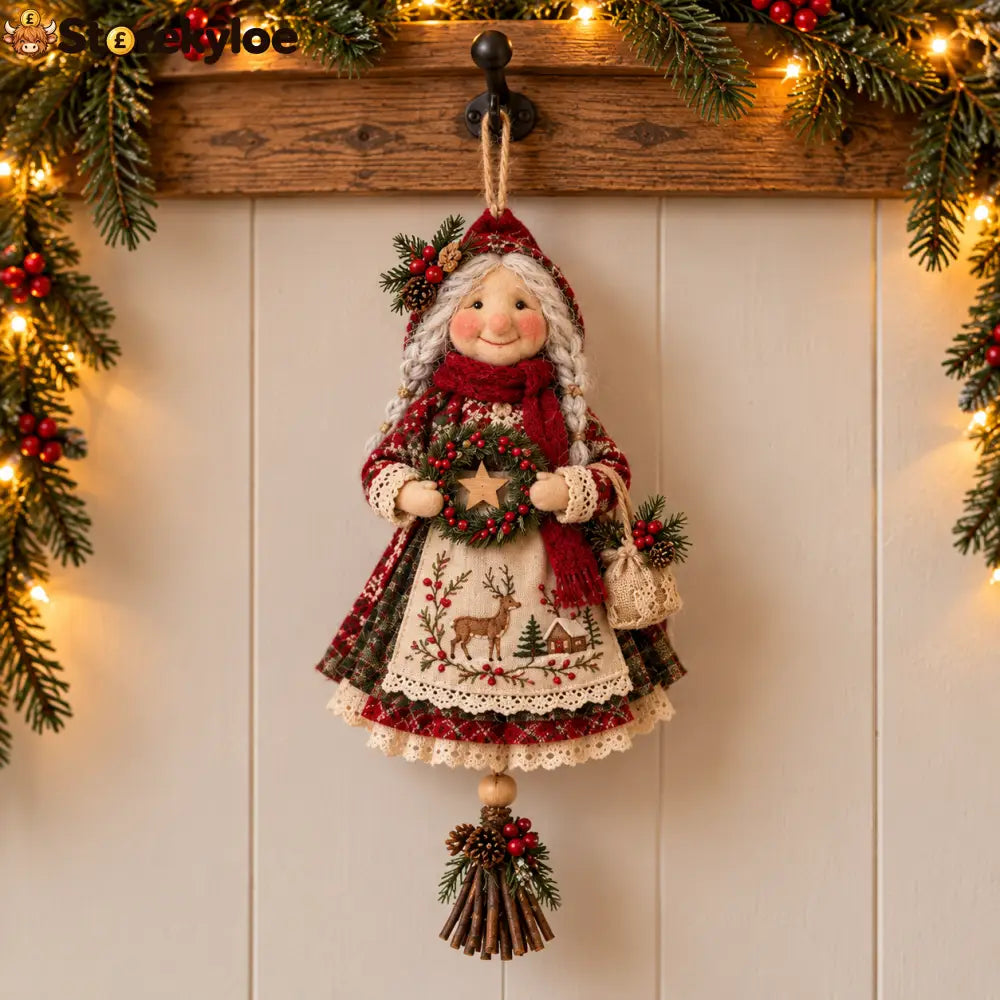 Cozy Country Christmas Doll Decorations - ❤️ Holiday Cheer