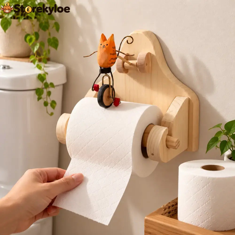 🐸 Creative Animal Toilet Paper Holder - 🐱 Cat