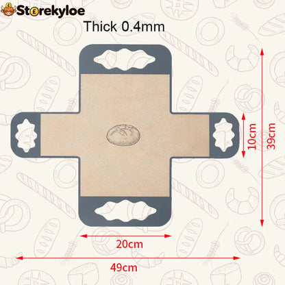 Cross-Shaped Reusable Baking Liner Silicone🍞 - Small - 0.4mm
