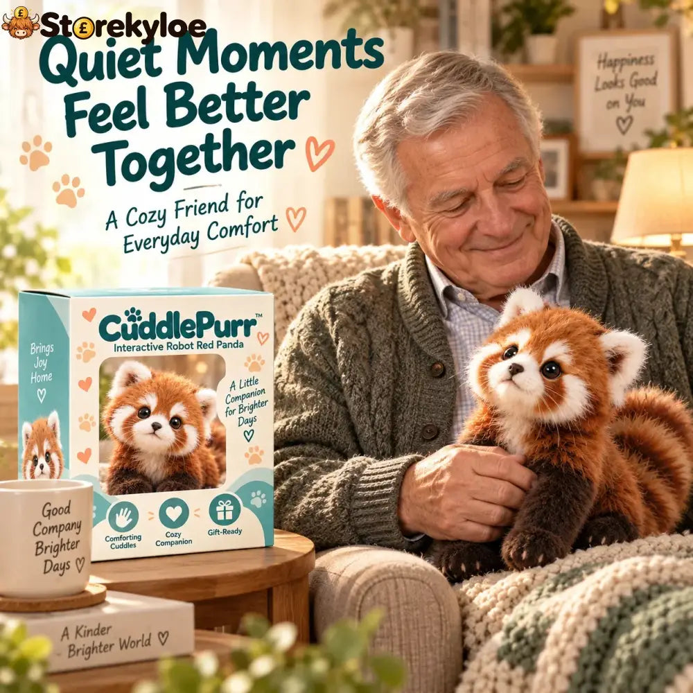 🐾❤️ Cuddlepurr™ Red Panda – Interactive Plush Companion | A Little Friend A Lot Of Love