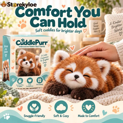 🐾❤️ Cuddlepurr™ Red Panda – Interactive Plush Companion | A Little Friend A Lot Of Love