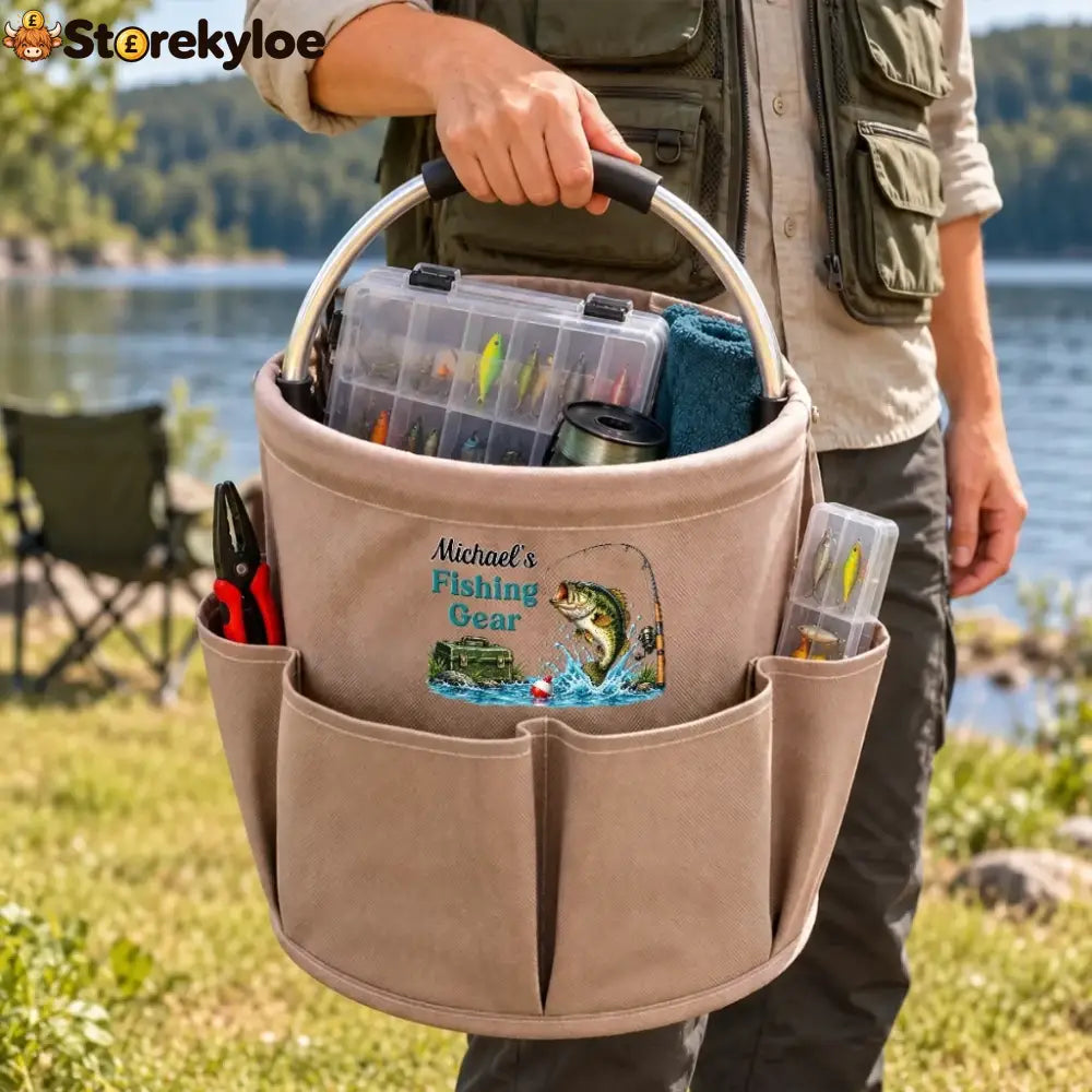 Custom Name Fishing Gear Gifts For Anglers - Personalized Tool Bag