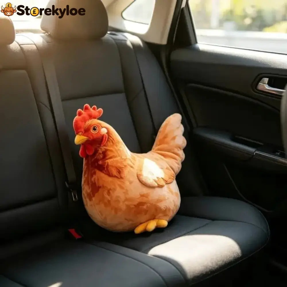 Cute Chicken-shaped Plush Pillow – Realistic Hen Stuffed Animal & Home Decor Cushion - Cute Chicken