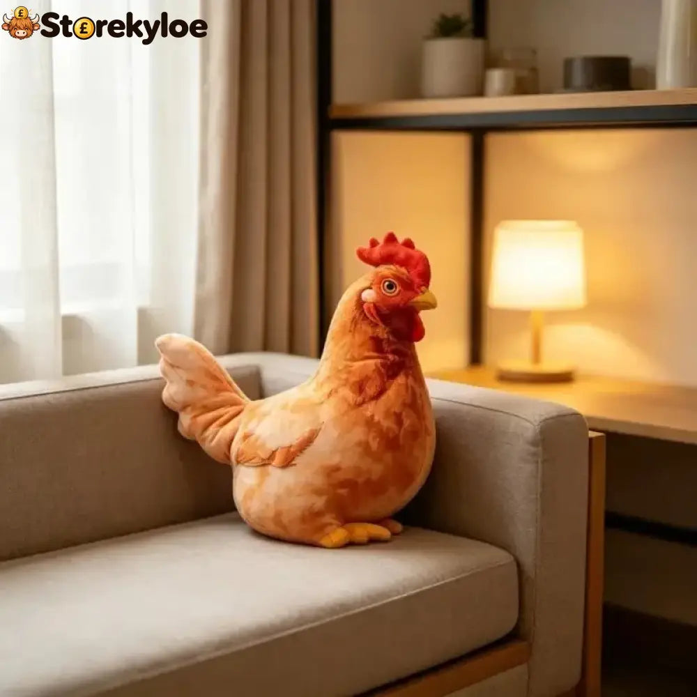 Cute Chicken-shaped Plush Pillow – Realistic Hen Stuffed Animal & Home Decor Cushion - Cute Chicken