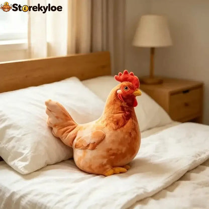 Cute Chicken-shaped Plush Pillow – Realistic Hen Stuffed Animal & Home Decor Cushion - Cute Chicken