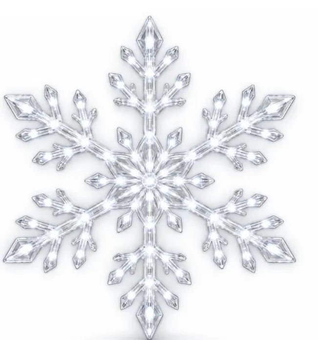⏳ Last Day 50% OFF – ❄️ LED Snowflake Wall Lights ✨