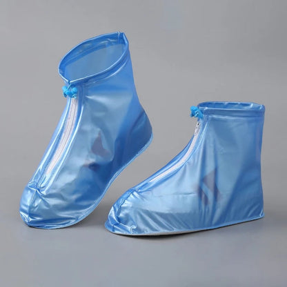 Waterproof Shoe Covers with Zipper & Adjustable Drawstring