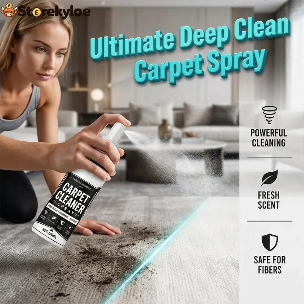 Deep Cleaning Carpet Cleaner Spray - 100ml + sponge