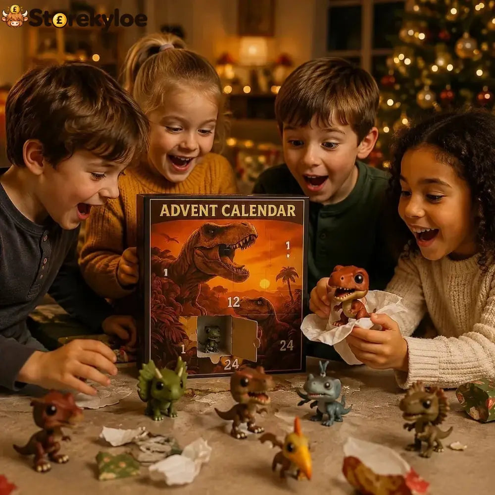 ⭐🦖Dinosaur Advent Calendar 24‑Day Christmas Countdown Calendar - BUY 1