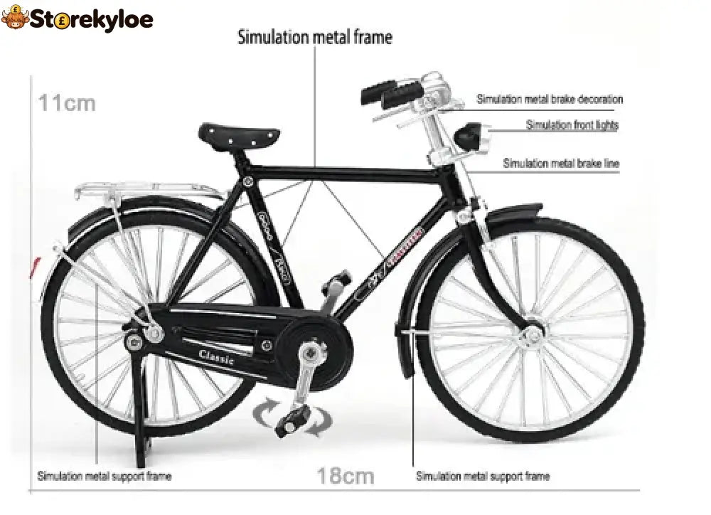 🚲DIY Alloy Bicycle Model: Hand-Assembled – A Fun Hands-On Collectable