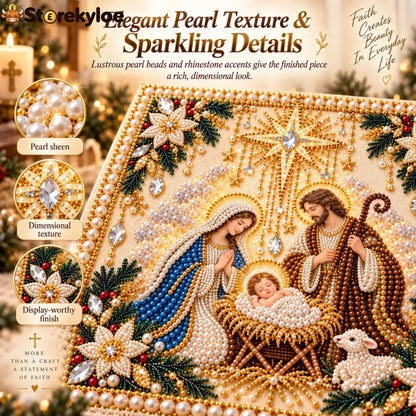 🙏✝️diy Christian Pearl Artwork Kit✈️ Buy 2+ Get Free Shipping